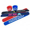 240x30 branded silicon slap wristband