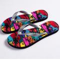 full color Printed Thongs/Flip Flops