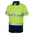 10E15 Hi Vis S/S (D+N) Trad Polo