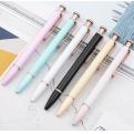 DM81 Branded Metal creative round head press ballpoint pen with logo laser engrave