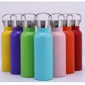 Z49B-500-A Branded 500ml Vacuum Light or Matt paint finish insulated sport bottle