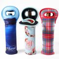 H16 Full color Printing 1 red wine bottle bag with 3mm thickness