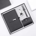 10T11 Premium 4pcs/set Metal pen & note book & keychain & card holder gifts sets