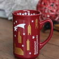 E43-2C custom giveaways ceramic mug gift 300ml
