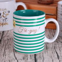 E45-2C Logo pemium ceramic mug gift 300ml
