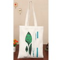 GCC01B Digital printing natural white Senior 330g  Calico Bag with no Guesset