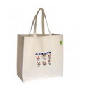 GCC02A screen printing Senior 330g  Calico Bag with Guesset