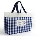 GD04 Pressurized portable film shopping bag environmental protection small plaid advertising bags