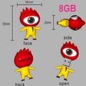 LC01-8GB      8G custom moulded USB flash
