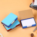 NA08 custom quality business  Pu leather  note pads