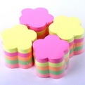 NA19 custom flower shaped note pads