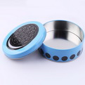 PA01 custom Round tinplate box cookie box metal box candy tin box