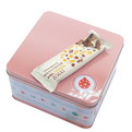 PA08 Custom Tinplate Cake Box Metal Gift Tin Box Rectangular Coffee Biscuit Cookie Tin Box