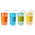 S11 branded promotional straw takeaway bottle/cup