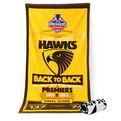 TC04 reactive full color printing 100% cotton beach towel 140x70cm